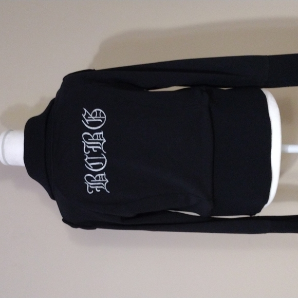 BCBG Black Jacket w/ Logo Detail - Picture 5 of 10